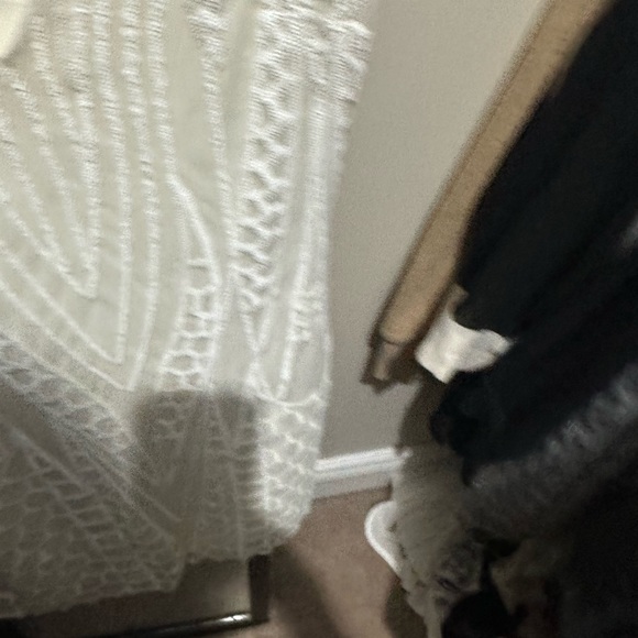 Saylor ivory and white sequin mini dress xs - Picture 6 of 6